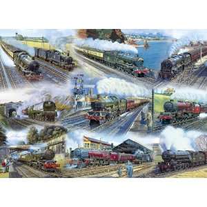  Age of Steam 1000 Piece Jigsaw Puzzle Toys & Games