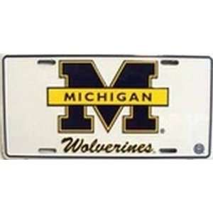   Michigan Wolverines COLLEGE LICENSE PLATES Plate Tag Tags auto vehicle