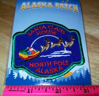 Santa Claus House North Pole Alaska Patch  