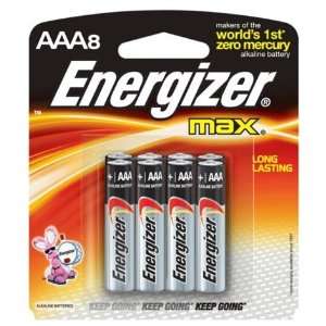  Energizer Eveready 10805   AAA Cell 1.5 volt Battery 8 