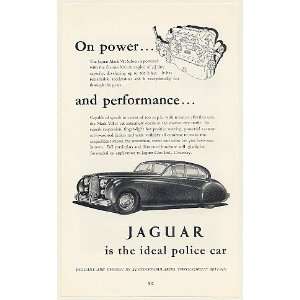  1953 Jaguar Mark VII Saloon Power Ideal Police Car British 