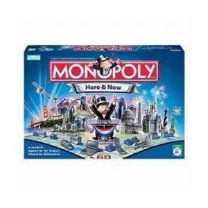  Monopoly Here And Now Family Board Game Toys & Games