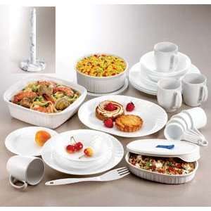 28pc. Corelle® and French White® Combo Set (28BCFW CSB) Category 