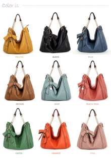 Jaunty2030]New GENUINE LEATHER purse handbag SATCHEL TOTES SHOULDER 