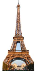 The Eiffel Tower Full size stand up cardboard cut out  