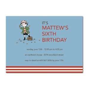  Birthday Party Invitations   Pirate By Petite Alma Health 