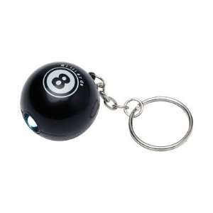  Novelty Items Eight Ball Key Chain with Led Light Sports 