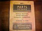 1946 Orig. IH Middle Busters, Ridge Busters, & etc. FARMALL Tractor 