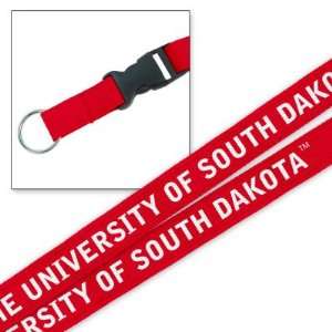 South Dakota Coyotes 3/4 Platinum Woven Univ Of South Dakota Lanyard