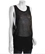   Apparel onyx silk blend oversize boyfriend tank style# 314917402