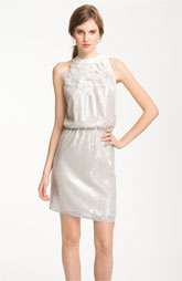 New Markdown Kathy Hilton Sequin Blouson Halter Dress Was $395.00 Now 