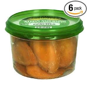 Kleins Naturals Fancy Peaches, (Pack of 6)  Grocery 