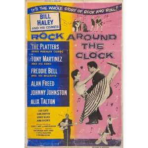  Rock Around the Clock (1956) 27 x 40 Movie Poster Style D 