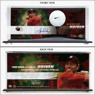  Tiger Woods Autographed Sunday Drive Commemorative Card 