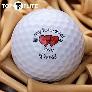  Personalized Top Flite Golf Ball Sets   Valentines Day 