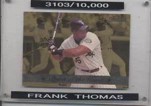 RARE Frank Thomas 93 Donruss Spirit of the Game Card #6  