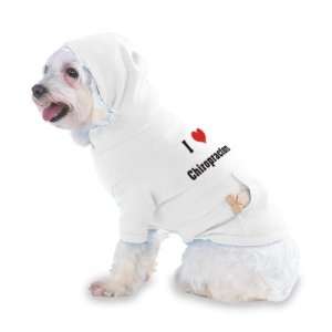  I Love/Heart Chiropractors Hooded (Hoody) T Shirt with 