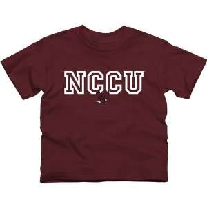  North Carolina Central Eagles Youth Wordmark Logo T Shirt 