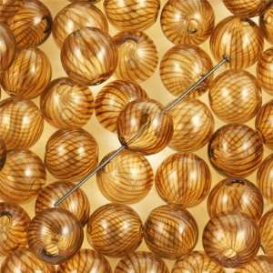  12mm Amber Round Blown Glass Beads Arts, Crafts & Sewing