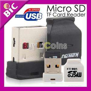 USB 2.0 Micro SD TF T Flash Memory Hi Speed Card Reader  