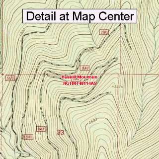   Map   Haskill Mountain, Montana (Folded/Waterproof)