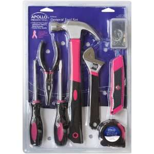   Tools DT1043NP 8 Piece General Tool Kit   Pink