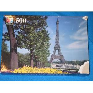  500 Piece Puzzle  Eiffel Tower, Paris Toys & Games