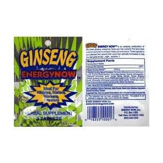 ENERGY NOW GINSENG HERBAL SUPPLEMENT 36 PACKS