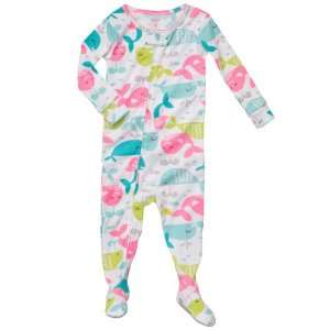   Piece Cotton Knit Under the Sea Footed Sleeper Pajama (24 Months