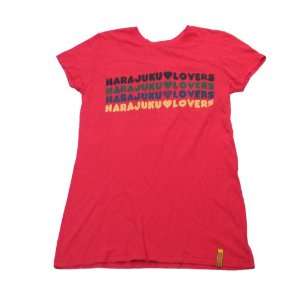  Harajuku Lovers Red T shirts for Women 