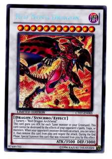 Red Nova Dragon Yugioh Card Secret Rare CT07 EN005  