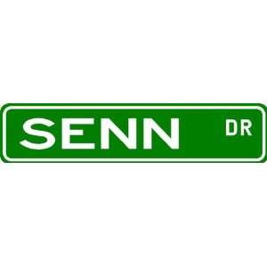  SENN Street Sign ~ Family Lastname Sign ~ Gameroom 