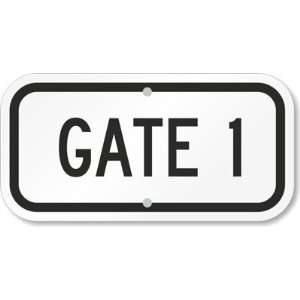  Gate 1 High Intensity Grade Sign, 12 x 6 Office 