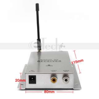2GHz Security Wired/ Wireless Nanny CMOS color Camera A/V Receiver 