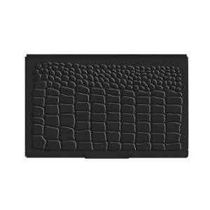  Card Case Croc Black Great For Business Cards and Credit Cards 