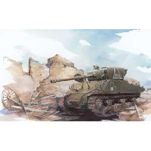   MODELS   1/35 M4A2(76) Red Army Tank (Plastic Models) Toys & Games