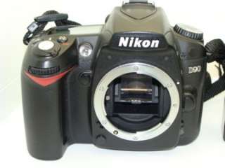 Nikon D90 12.3mp Digital SLR Camera Body ~ Excellent Working Condition 