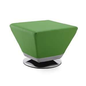   Design T 6 green Cube Leatherette Ottoman 