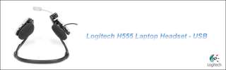 Logitech Laptop USB Headset H555 Portable Audio PC/MAC  