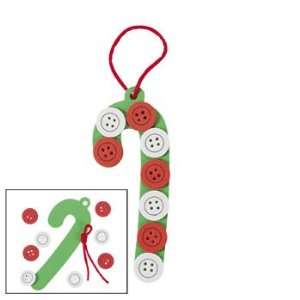 Button Candy Cane Craft Kit   Craft Kits & Projects & Ornament Crafts 