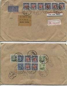 T4175, CHINA, REG. AIR MAIL COVER TO SWEDEN 1947.  