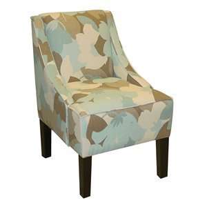   72 1ESPRTSEAGLASS Swoop Arm Accent Chair 