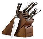 New Wusthof IKON BLACKWOOD 7 piece Knife Block Set in MFG Box #9807