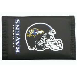 Baltimore Ravens Nylon Trifold Wallet 