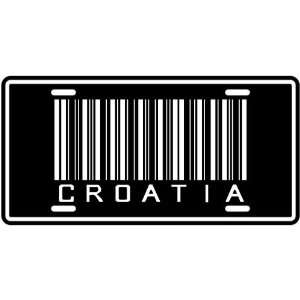  NEW  CROATIA BARCODE  LICENSE PLATE SIGN COUNTRY