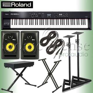 Roland RD 300nx RD300nx Home Digital Piano Bundle w Speakers, Stands 