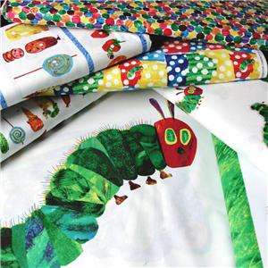 yd Patchwork Quilting Fabric Eric Carle Very Hungry Caterpillar 