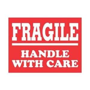  Fragile Shipping Labels   Fragile Handle With Care Red 