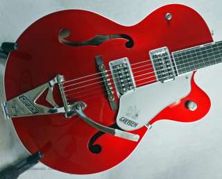 Gretsch G6120SHATV Brian Setzer Red Hot Rod Electric Guitar, w/HSC 