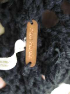 FREE PEOPLE Black Knit Cardigan Sweater Sz S  